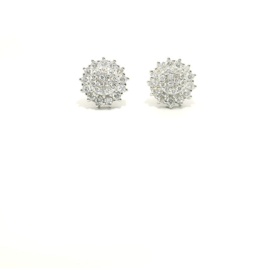 Sterling Silver with Cubic Zirconia Earrings image 0