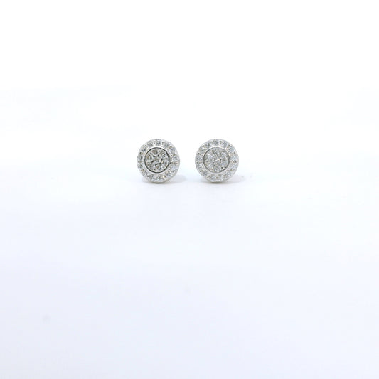 Sterling Silver with Round Cubic Zirconia image 0