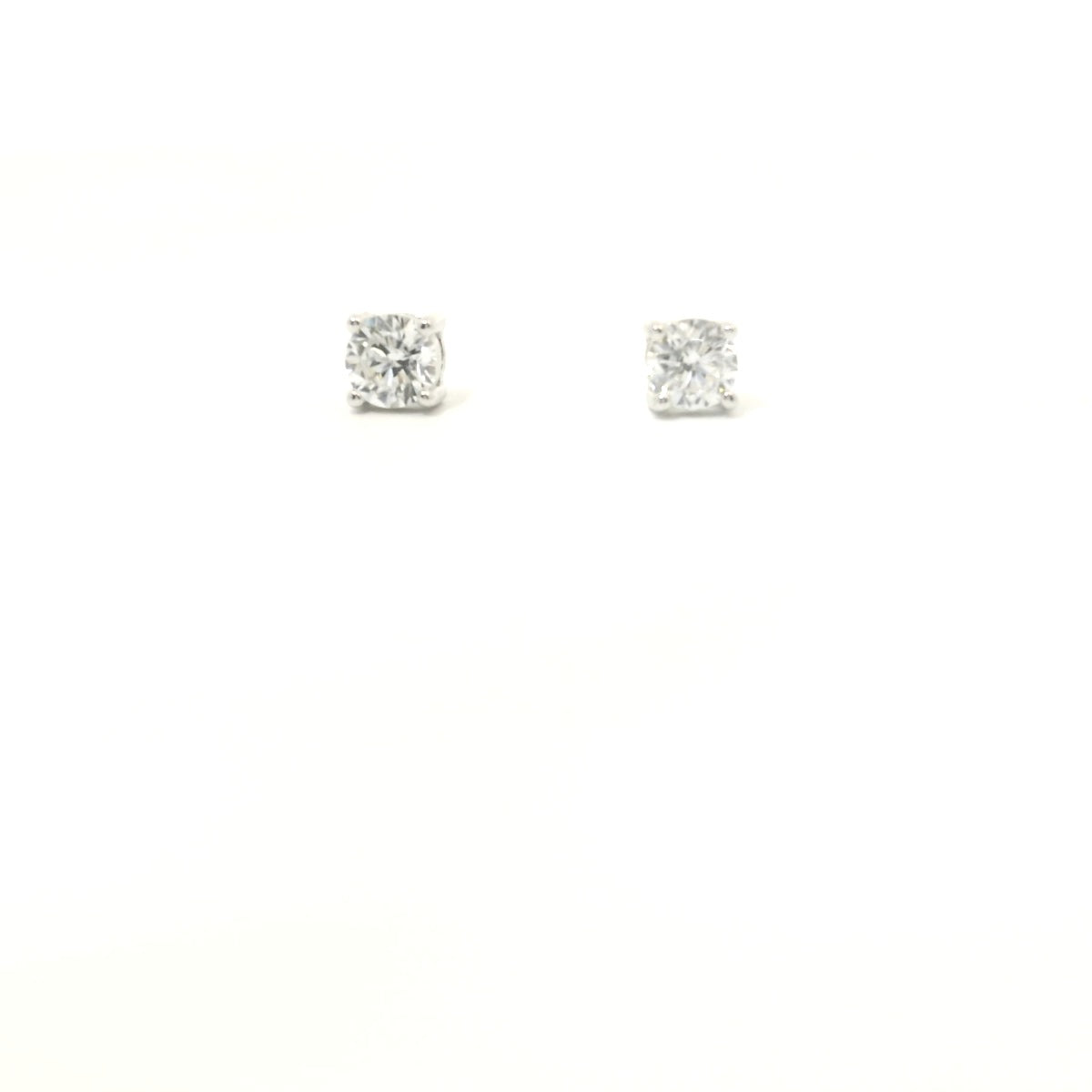 Sterling Silver with Studs Cubic Zirconia 3.9mm image 0